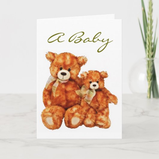 Modèle Faire-part de naissance bébé (Devant)