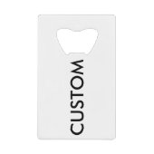 Modèle fait sur commande de blanc d'ouvreur de (Devant)