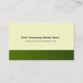 Modèle fait sur commande de carte de visite de (Dos)
