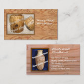 Modèle fait sur commande de carte de visite de (Devant / Derrière)