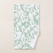 Modèle floral (Serviette à main)