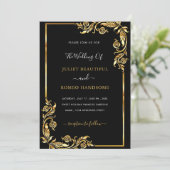 Modèle Floral Black Gold (Debout devant)