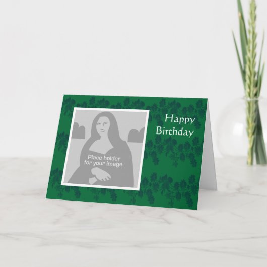 Modèle Floral Card (Devant)