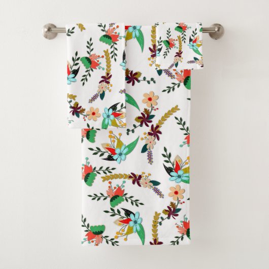 Modèle floral clair simple (En situation)