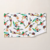 Modèle floral clair simple (Serviette à main)