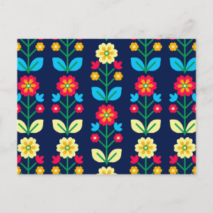 Modèle floral coloré