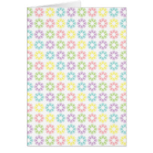 Modèle floral coloré