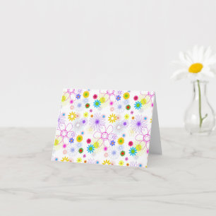 Modèle floral coloré