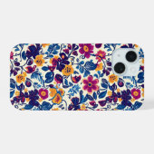 Modèle floral coloré (Verso Horizontal)
