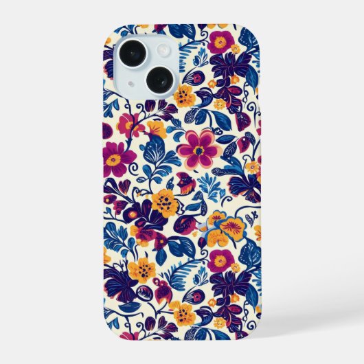 Modèle floral coloré (Verso)