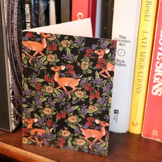 Modèle floral de cerfs