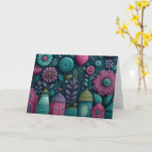 Modèle floral de conte de Whimsical (Fleur jaune)