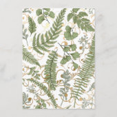 Modèle floral de la fougère (Dos)