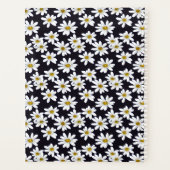 Modèle floral de marguerite monogramme (Dos)