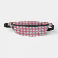 Modèle floral de pourpre et de fleurs blanches sur