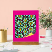 Modèle Floral Étoiles Vertes (Mariage)