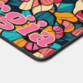 Modèle floral Fantastique Rétro Personnalisé (Coin)