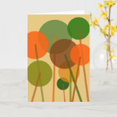 Modèle floral géométrique Art moderne Abstrait (Fleur jaune)