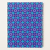 Modèle floral géométrique rétro-vibrant (Dos)