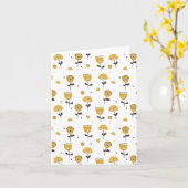 Modèle Floral Jaune Moderne Du Milieu Du Siècle (Fleur jaune)