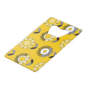 Modèle floral jaune simple (Dos Angle)
