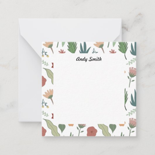 Modèle floral joueuse (Devant)