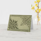 Modèle floral médiéval (Fleur jaune)