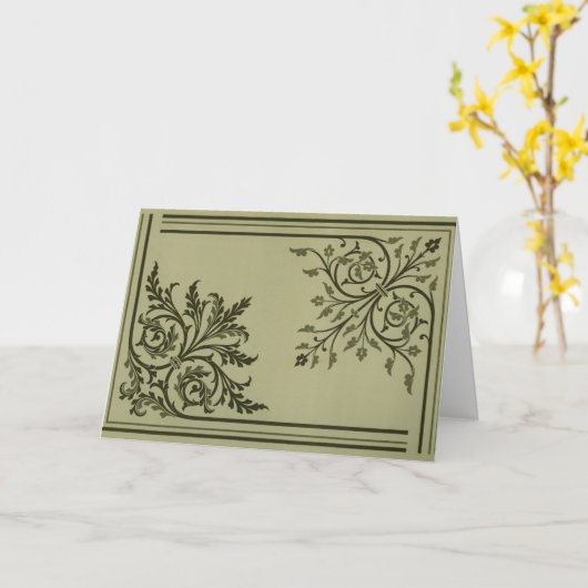 Modèle floral médiéval (Fleur jaune)