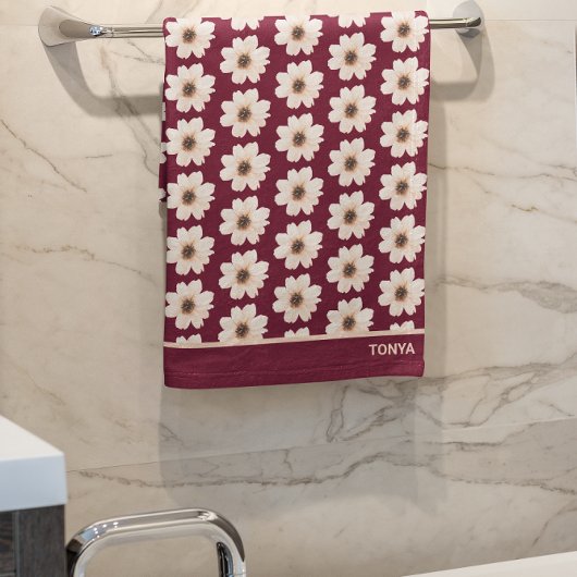 Modèle floral moderne