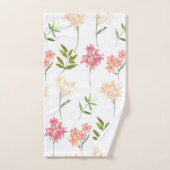 Modèle floral moderne | Botanique tendance (Serviette à main)