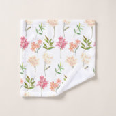Modèle floral moderne | Botanique tendance (Gant de toilette)