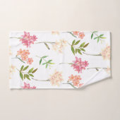 Modèle floral moderne | Botanique tendance (Serviette à main)