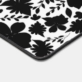 Modèle floral noir et blanc (Coin)