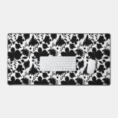 Modèle floral noir et blanc (Clavier et souris)