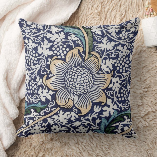Modèle floral - Oreiller à lancer William Morris (Couverture)