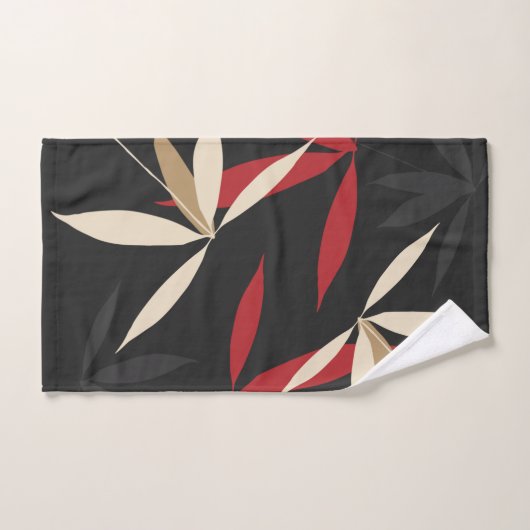 Modèle floral oriental (Serviette à main)