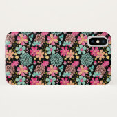 Modèle floral peint IPHONE X Couverture Coque (Dos (Horizontal))