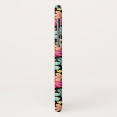 Modèle floral peint IPHONE X Couverture Coque (Dos/Gauche)