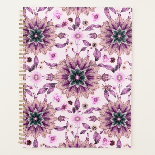 Modèle Floral pourpre (Devant)