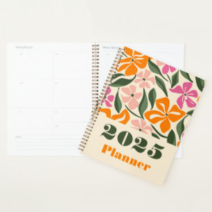 Modèle floral rétro