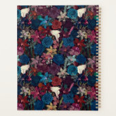 Modèle floral romantique foncé (Dos)