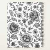 Modèle Floral Rose vintage (Dos)
