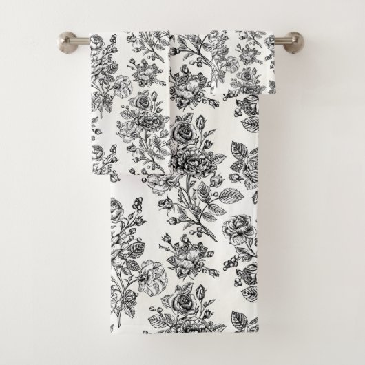 Modèle Floral Rose vintage (En situation)