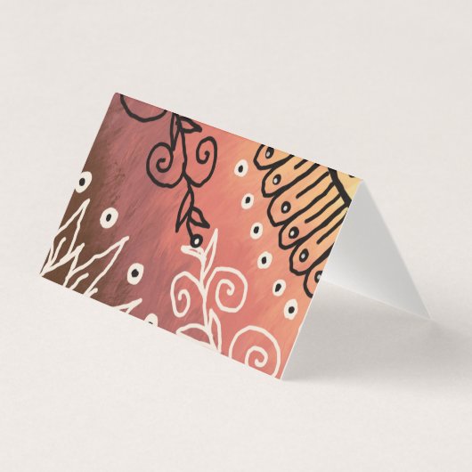 Modèle Floral rouge (Front)