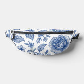 Modèle Floral Royal Bleu Rose (Poser)