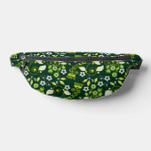 Modèle floral scandinave moderne vert foncé (Poser)
