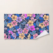 Modèle floral stylistique 46 (Serviette à main)