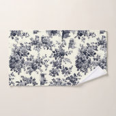 Modèle Floral Toile Français (Serviette à main)