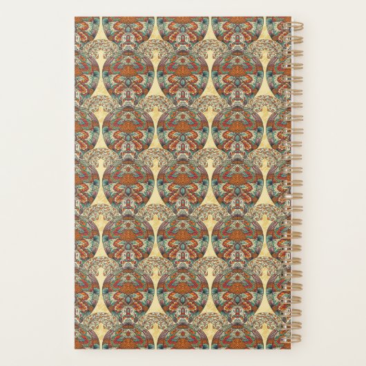 Modèle floral tortue (Dos)