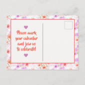 Modèle Floral Tropical Mango Orange Enregistrer la (Dos)